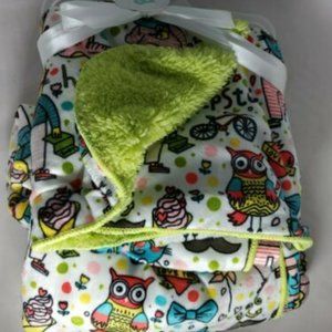 Kolaco Baby Carousel Design HIPSTER Baby Blanket New With Tags (RARE)